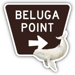 Beluga Point Sticker