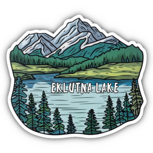 Eklutna Lake Sticker