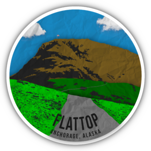 Flattop Mountain Sticker