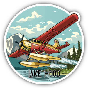 Lake Hood Sea Plane Sticker