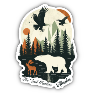 The Last Frontier Sticker