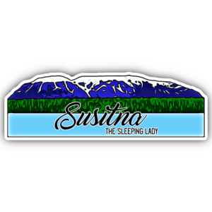 Mount Susitna Sticker